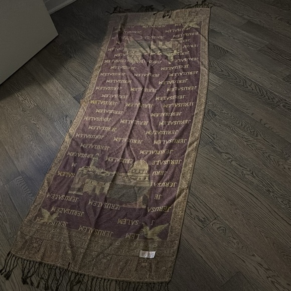 Jerusalem Cashmere pashmina scarf new - Picture 7 of 11